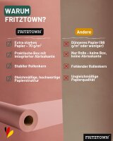 FRITZTOWN Butcher Paper 60cm x 50m Rolle-Box